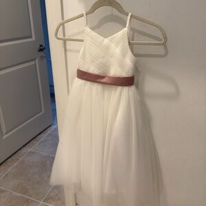 JJ's House Azita A-line Tulle Wedding Flower Girl Dress Size 5